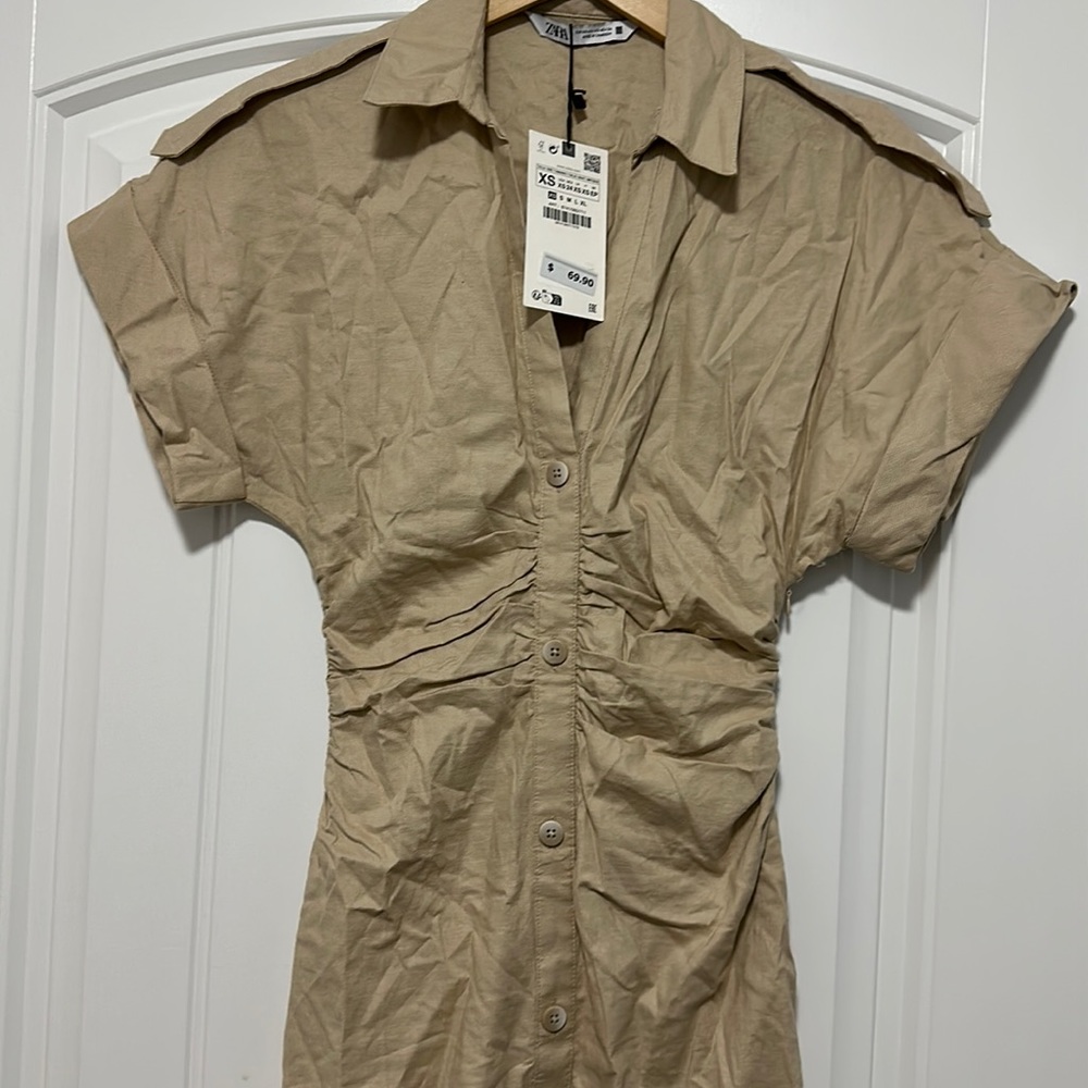 Zara linen dress